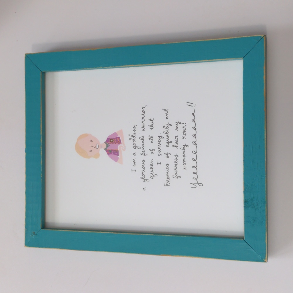 Parks and Recreation 8" x 10" framed Leslie Knope quote